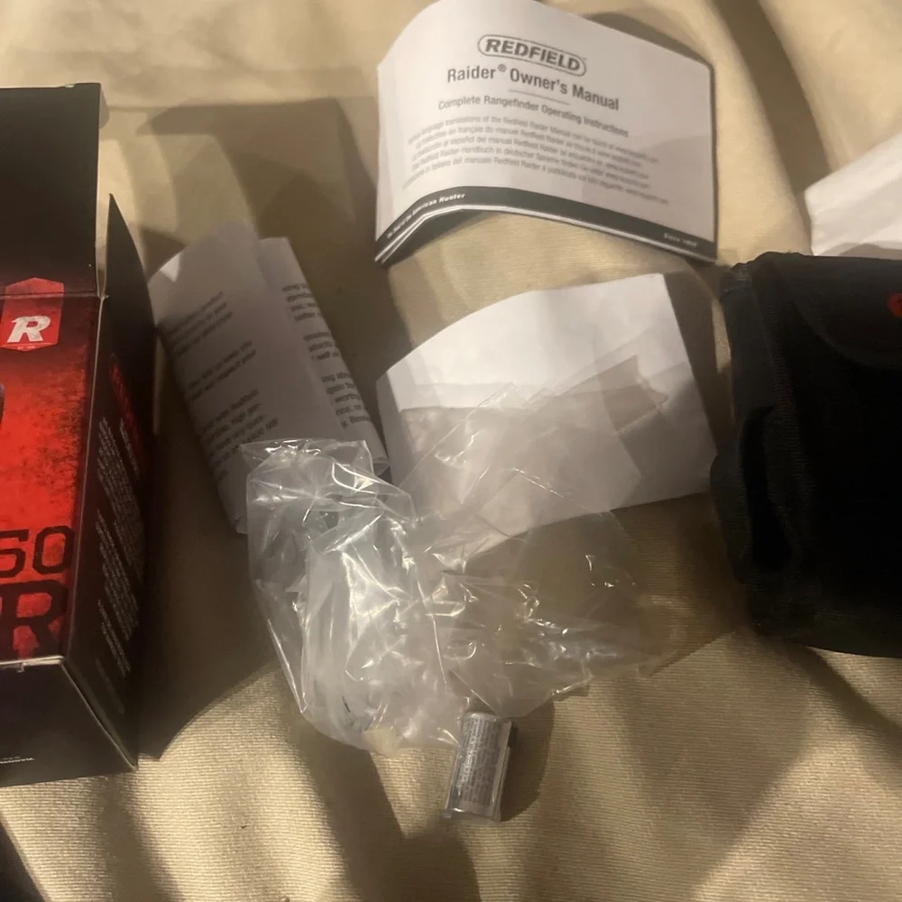 Redfield Raider 650 Laser Rangefinder Case Box Instruction Manual